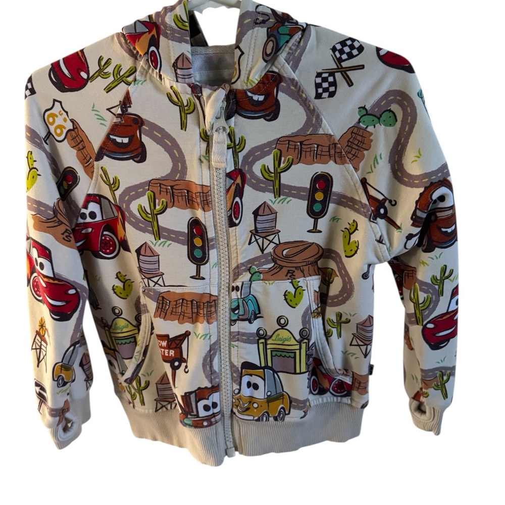 Little Sleepies Cars Print Jacket